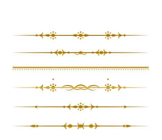 欧式花纹边框古典底纹花边欧美分割线装饰