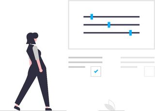 2.5d任务进度插画小图标素材