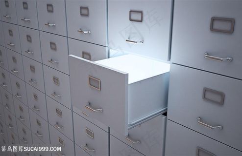打开的抽屉盒高清图片