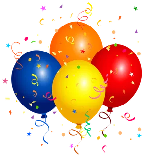 气球多色卡通