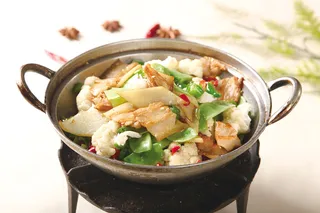 干锅美食焖锅湘菜麻辣香辣纸锅干锅地三鲜