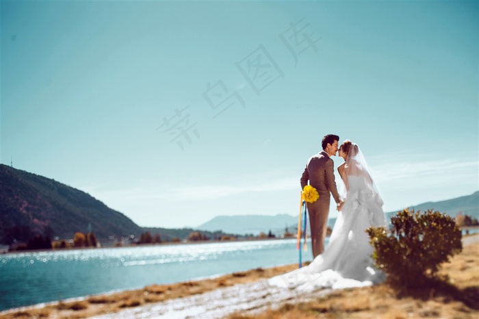 云南丽江情侣婚纱外拍高清特写
