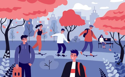 扁平化人物场景办公互联网等距ai矢量设计网页海报UI素材插画