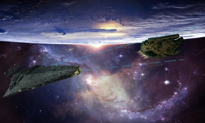 元宇宙世界天空风景背景墙
