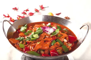 干锅美食焖锅湘菜麻辣香辣纸锅干锅香辣肥肠