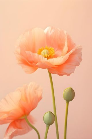 鲜花粉色唯美意境摄影