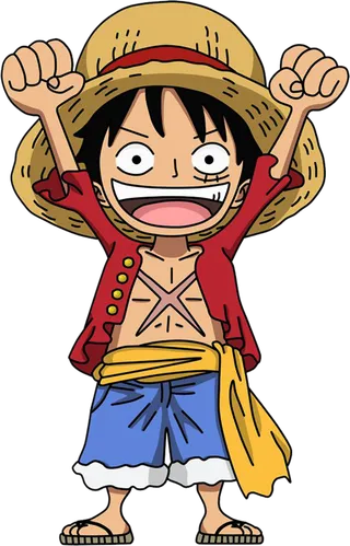卡通海贼王简笔素材