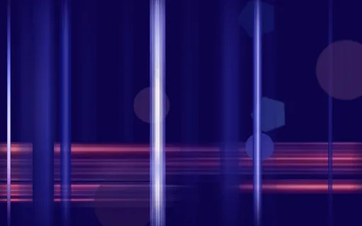 蓝紫光艺术线条