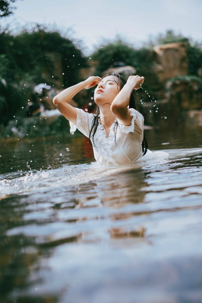 摄影图片人物美女模特照片