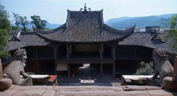 四川尧坝古镇风景高清素材图 四川尧坝古镇风景高清素材图