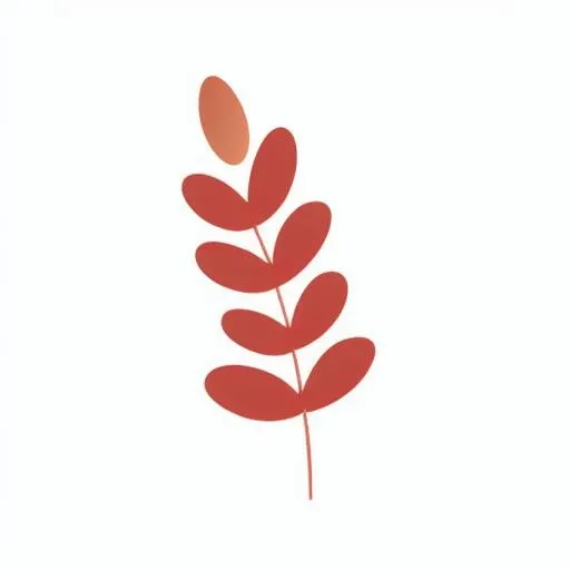 一支草插画手绘png免抠(2048x2048)