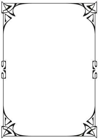 欧式复古线条边框花纹AI矢量LOGO角框花边分割线设计PSD卡片素材