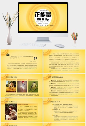 《正能量》读书笔记PPT