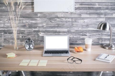 笔记本电脑工作台素材图片