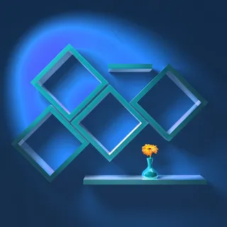 时尚书架精美创意设计图片