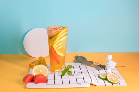 奶茶店水果茶饮品特饮高清图招牌水果茶