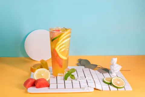 奶茶店水果茶饮品特饮高清图招牌水果茶