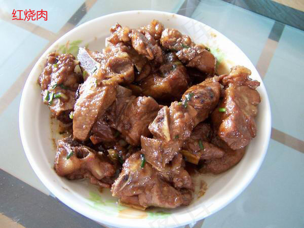 红烧肉美食元素菜品psd模版下载