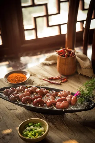 火锅菜品配菜羊肉羊宝