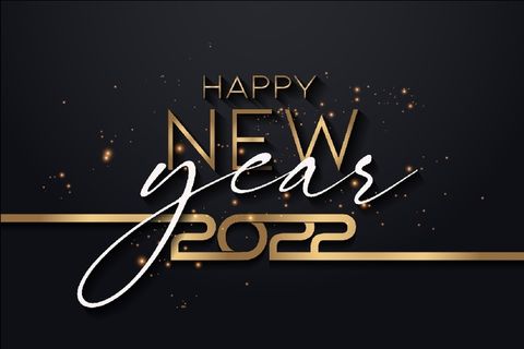 设计新年快乐2022年背景