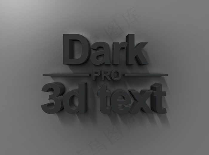 ps3D立体字效