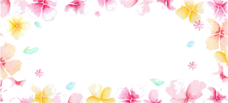 花瓣标题框素材