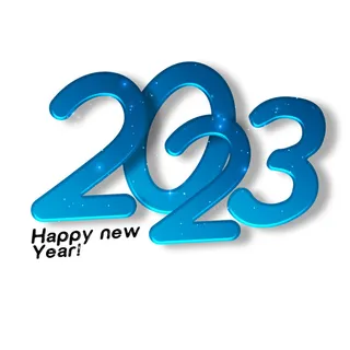 2023年兔年白色背景