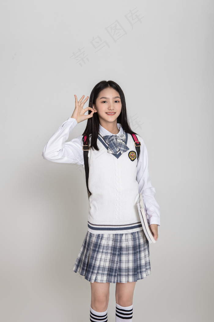 清新唯美可爱的女孩摄影图片