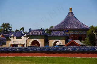 天坛皇穹宇中国古典建筑北京风景