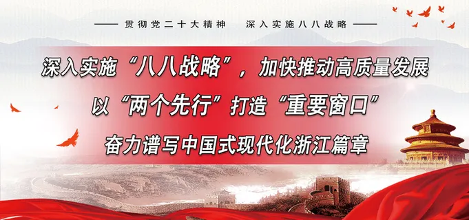 八八战略20周年展板