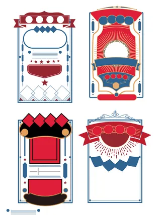 复古门头国潮港风传统文化矢量源文件