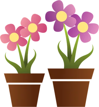 花盆卡通素材简笔