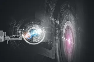 炫彩蓝色科技背景图片