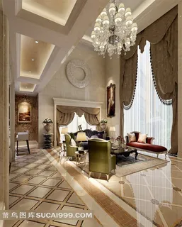 别墅室厅装修效果高清图片