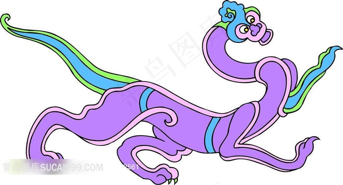 古典龙纹图案素材