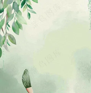 春天中国风的场景