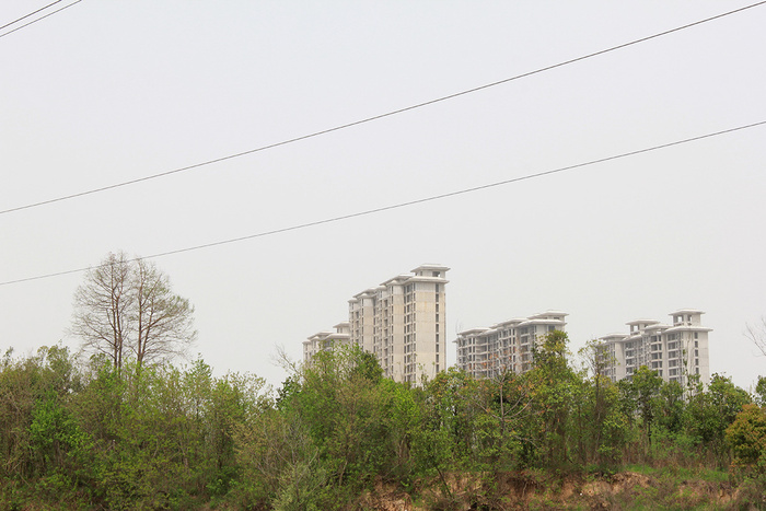 城市高楼远景