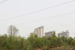 城市高楼远景