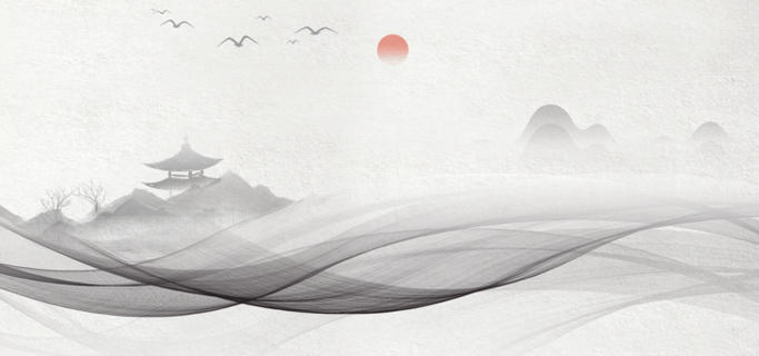 中国风古典中式水墨山水 中国风古典中式水墨山水
