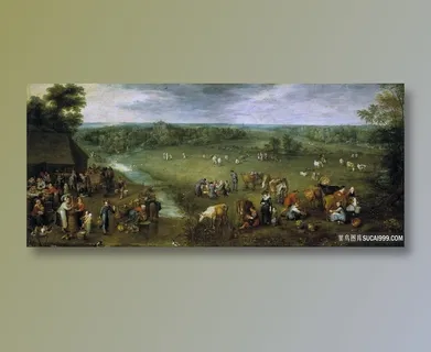 布鲁热尔-艾尔-老头-扬-拉-生活-农民风景画