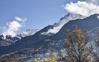 冬天自然背景风景