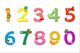 数字卡通  彩色   各式水果 广告设计