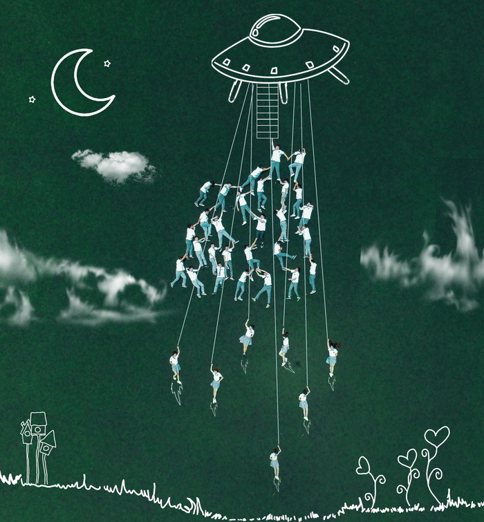 航拍毕业季纪念手绘创意PSD模板-47款