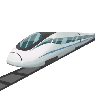 高铁列车动车动画免扣素材PNG