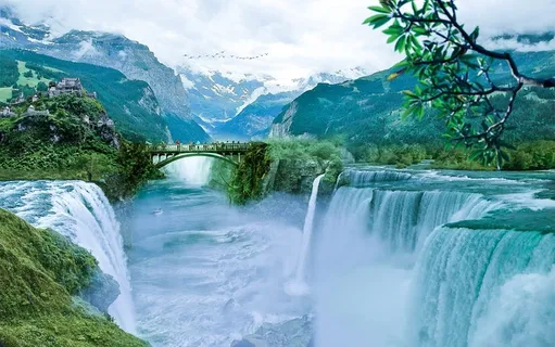 冬天自然背景风景