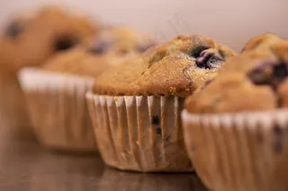 松饼小蛋糕摄影图片