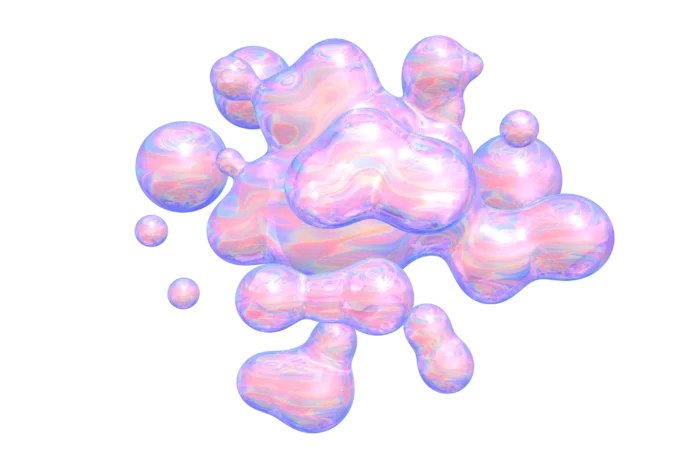 C4D酸性透明玻璃抽象免抠