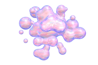 C4D酸性透明玻璃抽象免抠