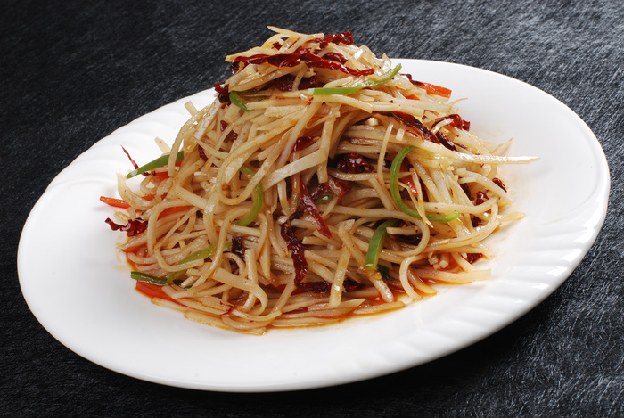 川菜湘菜高清菜谱 艳阳土豆丝