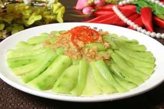 蒜茸蒸丝瓜